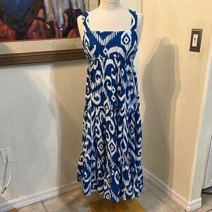 HONORINE Marguerite Tiered Cotton-Gauze Maxi Dress Size S